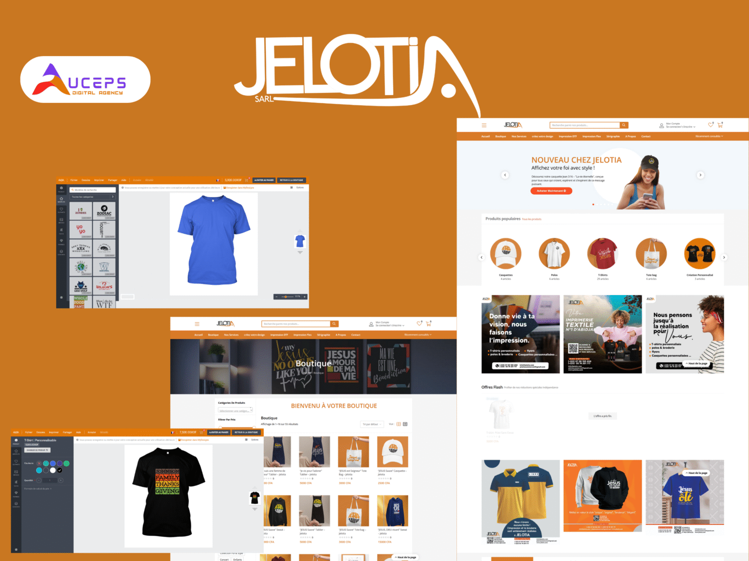 Développement Web - Création de site E-commerce - Auceps Digital agency