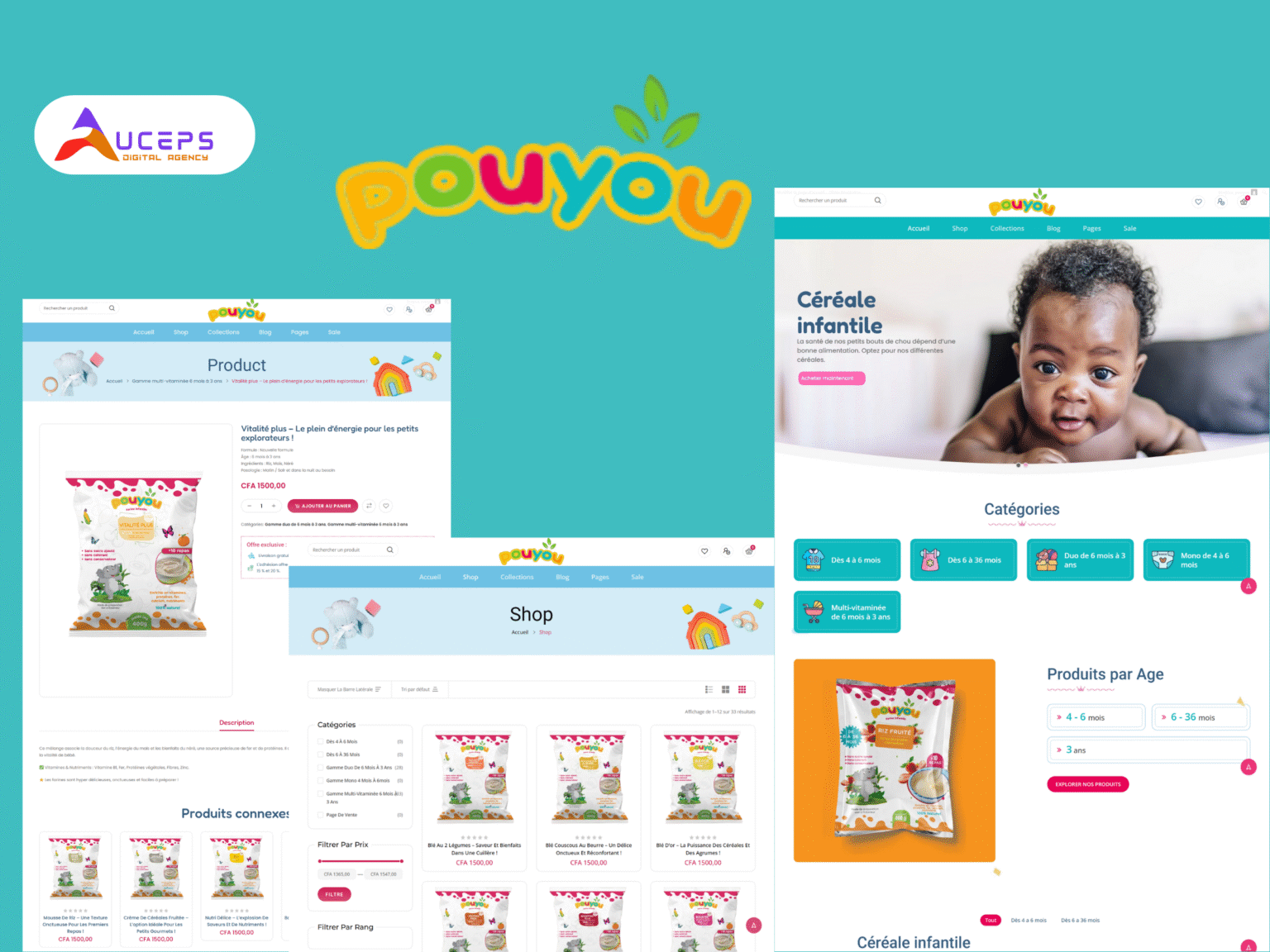Développement Web - Création de site E-commerce - Auceps Digital agency