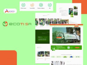 Ecoti sa - Auceps Digital agency - Refonte de site web vitrine
