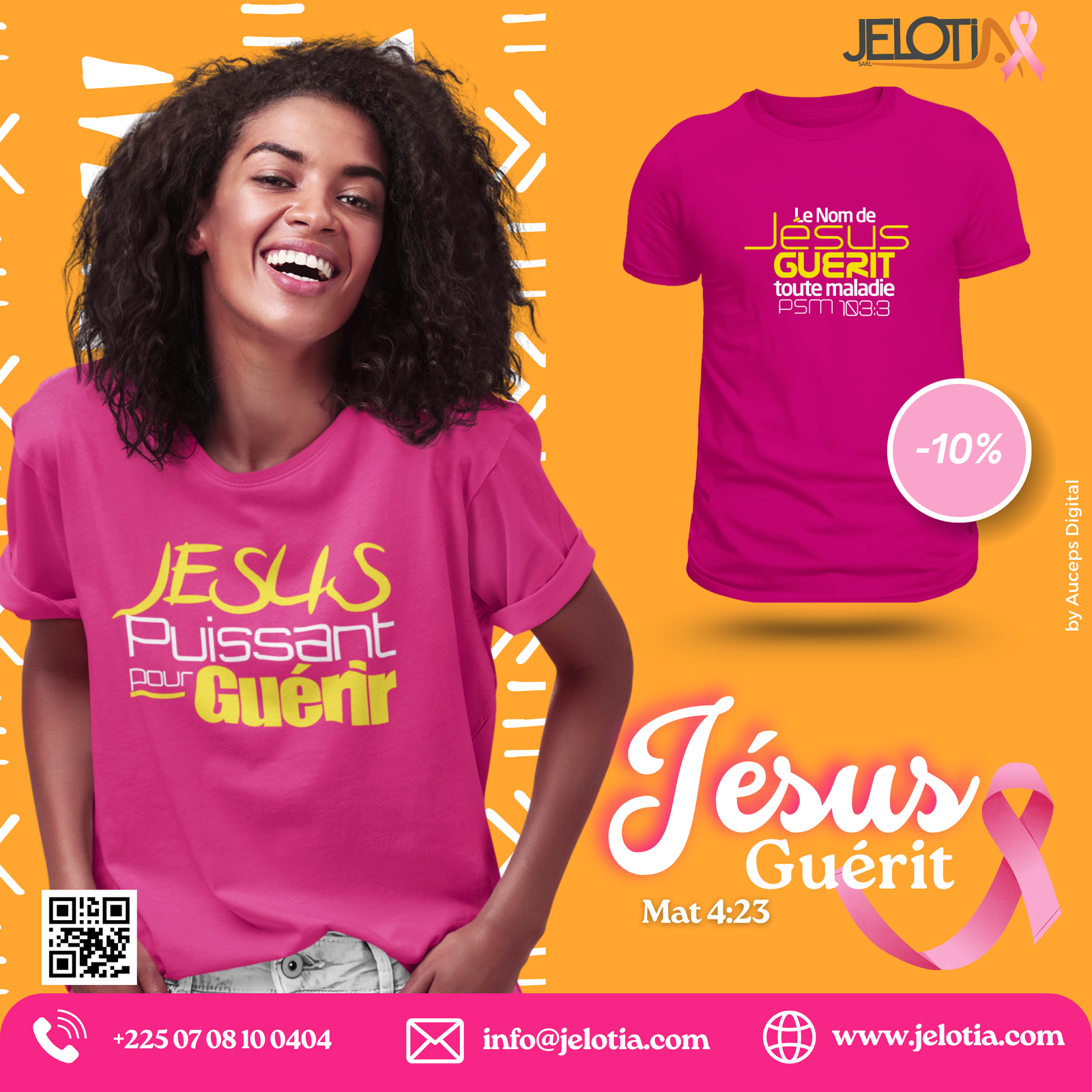 Jelotia Sarl – Campagne Octobre rose – Marketing digital - Auceps Digital