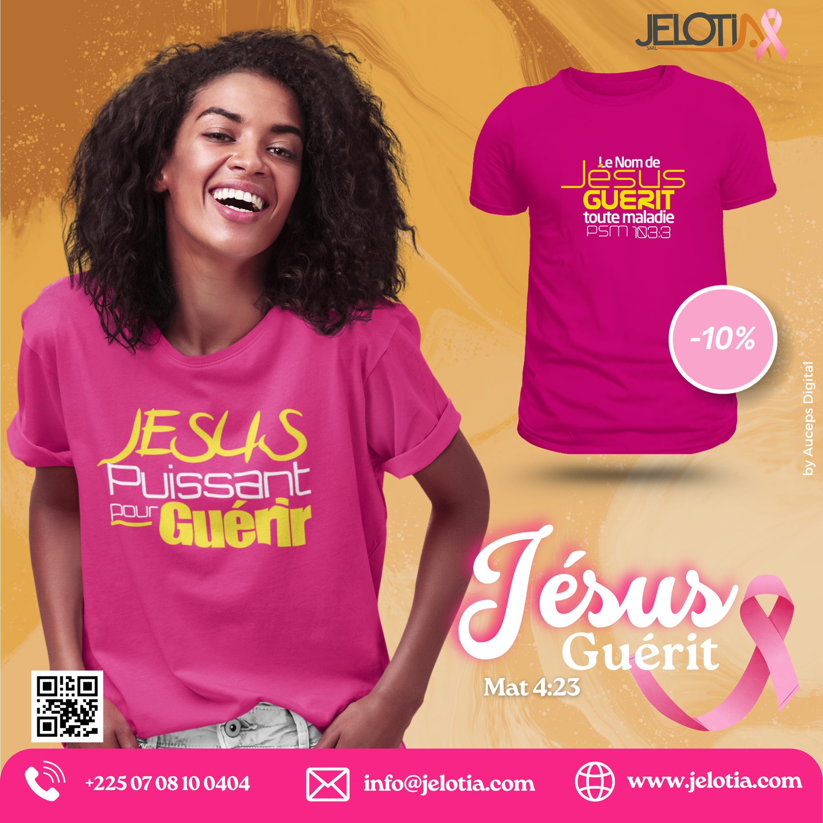 Jelotia Sarl – Campagne Octobre rose – Marketing digital - Auceps Digital
